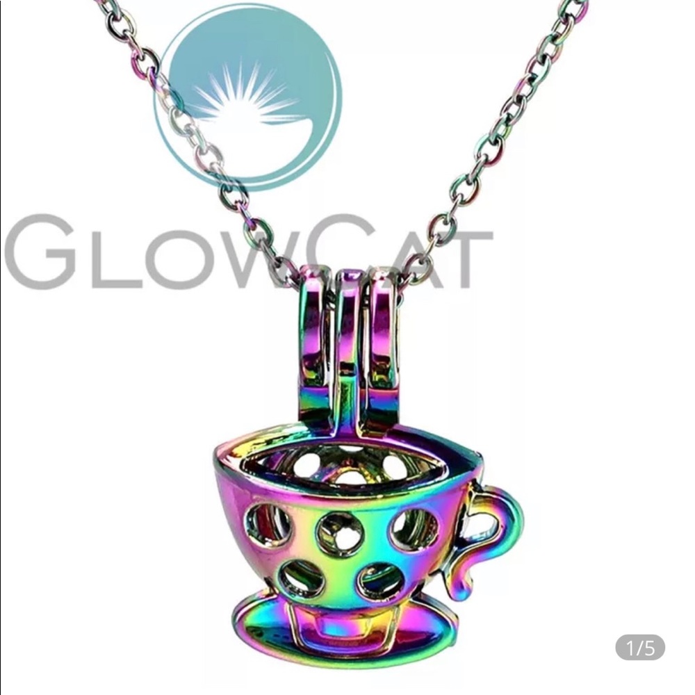 Giu Giu Boutique Rainbow 🌈 Coffee ☕️ Necklace